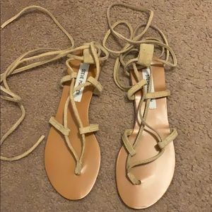 Steve Madden tie up sandals